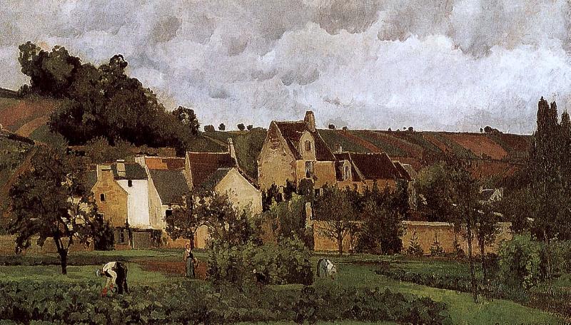 Camille Pissarro Loose multi-tile this Canada thunder hillside oil painting picture